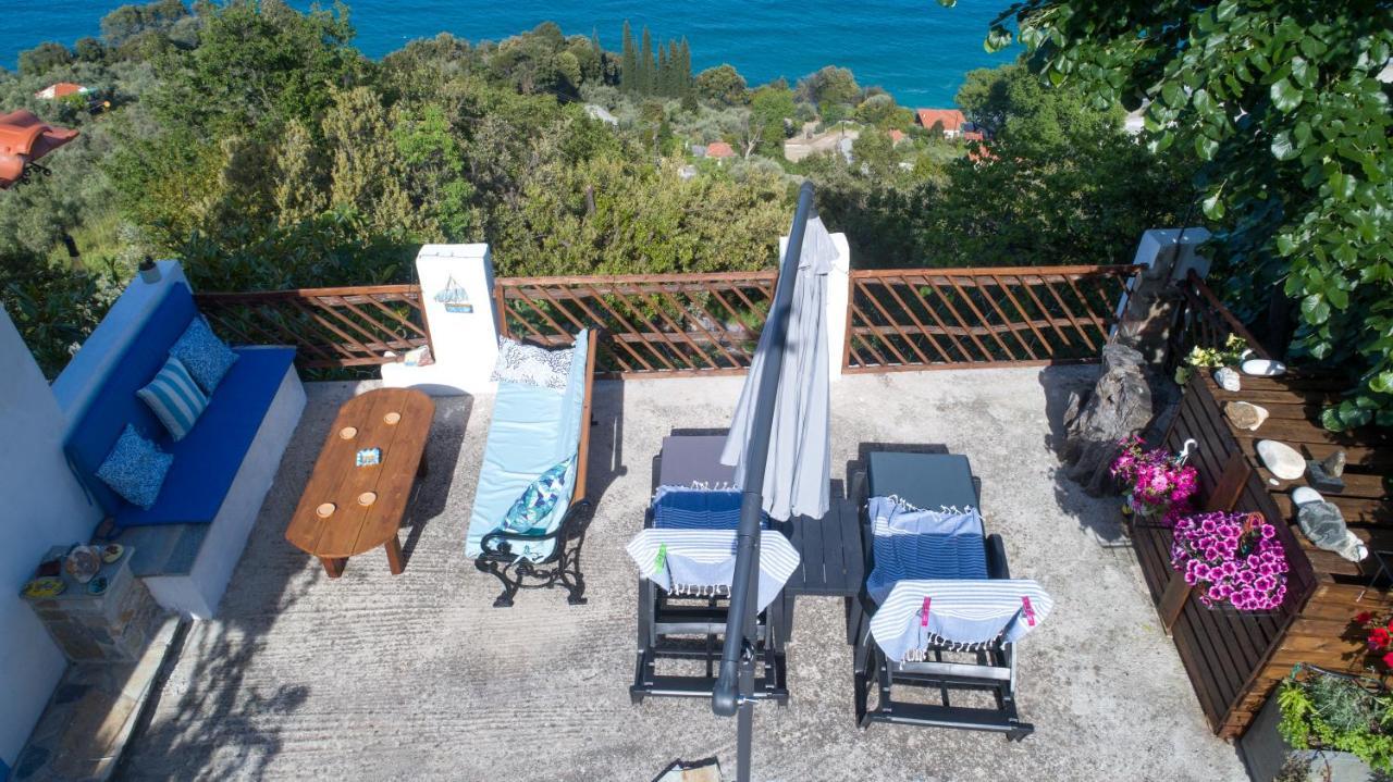 Вілла Balcony On The Rocks Agioi Saranta Екстер'єр фото